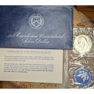 1974-S Eisenhower Silver Proof Dollar 40% Silver – Original US Mint Packaging